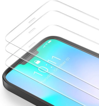 3X SZKŁO HARTOWANE APPLE IPHONE 12 PRO MAX WYSOKA OCHRONA ŁATWY MONTAŻ