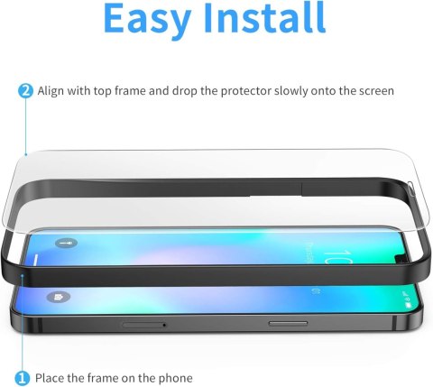 3X SZKŁO HARTOWANE APPLE IPHONE 12 PRO MAX WYSOKA OCHRONA ŁATWY MONTAŻ