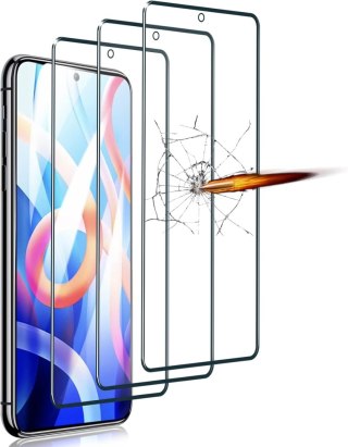 3X SZKŁO HARTOWANE XIAOMI REDMI NOTE 11 WYSOKA OCHRONA ŁATWY MONTAŻ