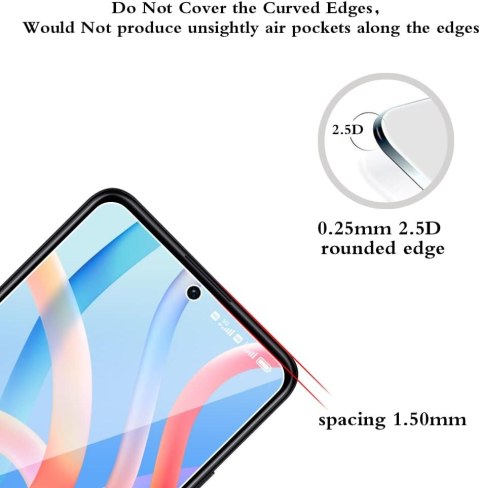 3X SZKŁO HARTOWANE XIAOMI REDMI NOTE 11 WYSOKA OCHRONA ŁATWY MONTAŻ