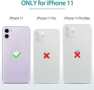 ETUI APPLE IPHONE 11 6.1" SILIKOWNOWE PLECKI CASE PRZEZROCZYSTY A2111