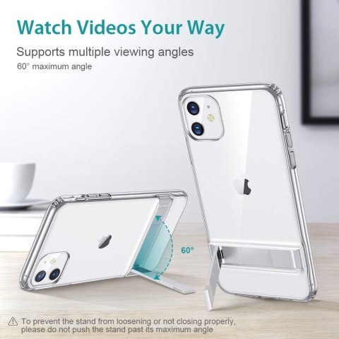 ETUI APPLE IPHONE 11 6.1" SILIKOWNOWE PLECKI CASE PRZEZROCZYSTY A2111