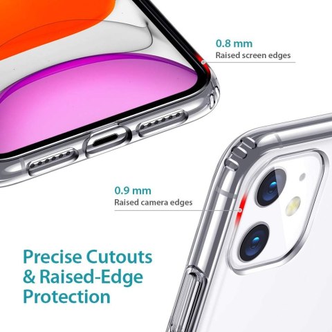 ETUI APPLE IPHONE 11 6.1" SILIKOWNOWE PLECKI CASE PRZEZROCZYSTY A2111