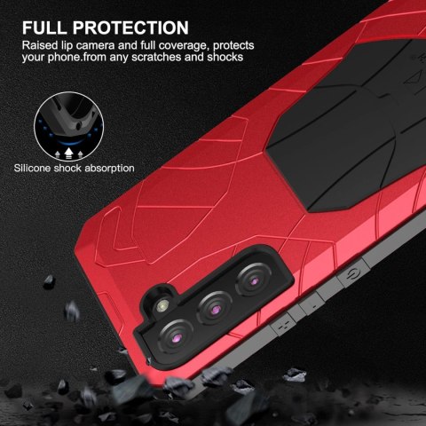ETUI BUMPER CZERWONY SAMSUNG GALAXY S22+ 5G CASE SOLIDNE WZMOCNIONE