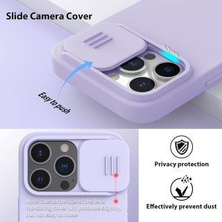 ETUI DO APPLE IPHONE 13 PRO MAX 6.7" SILIKONOWY CASE FIOLETOWY MAGSAFE