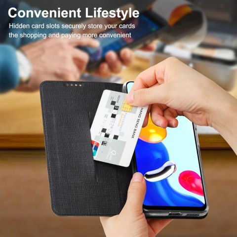 ETUI DO XIAOMI REDMI NOTE 11 PRO 4G ZAMYKANE Z KLAPKĄ CZARNE WYTRZYMAŁE ETUI DO XIAOMI REDMI NOTE 11 PRO 4G ZAMYKANE Z KLAPKĄ CZARNE WYTRZYMAŁE