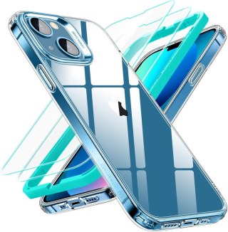 ETUI ESR SILIKONOWE BEZBARWNE APPLE IPHONE 13 MINI +2x SZKŁO HARTOWANE
