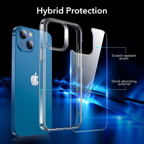 ETUI ESR SILIKONOWE BEZBARWNE APPLE IPHONE 13 MINI +2x SZKŁO HARTOWANE