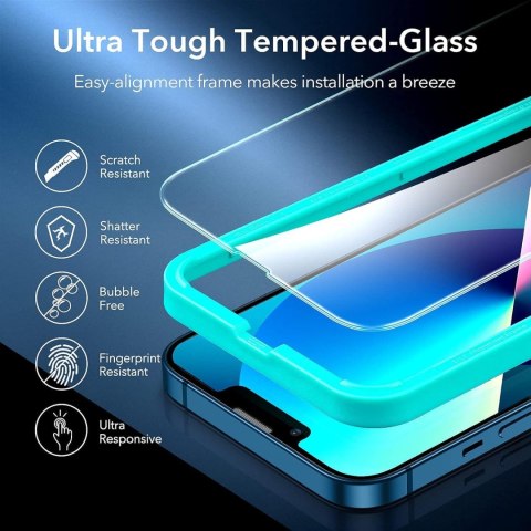ETUI ESR SILIKONOWE BEZBARWNE APPLE IPHONE 13 MINI +2x SZKŁO HARTOWANE