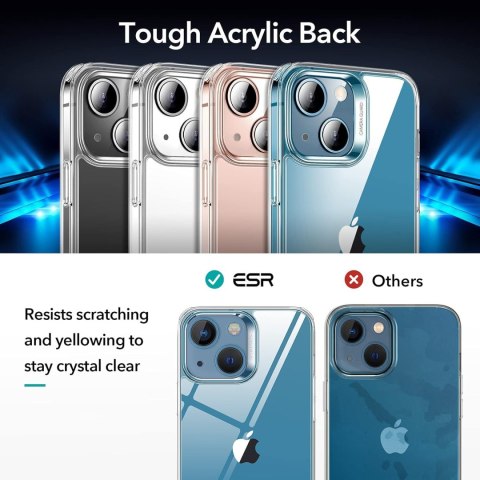 ETUI ESR SILIKONOWE BEZBARWNE APPLE IPHONE 13 MINI +2x SZKŁO HARTOWANE