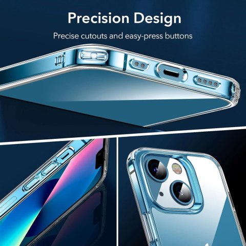 ETUI ESR SILIKONOWE BEZBARWNE APPLE IPHONE 13 MINI +2x SZKŁO HARTOWANE