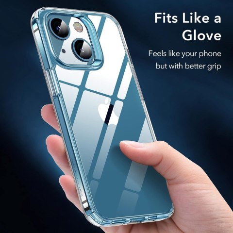 ETUI ESR SILIKONOWE BEZBARWNE APPLE IPHONE 13 MINI +2x SZKŁO HARTOWANE