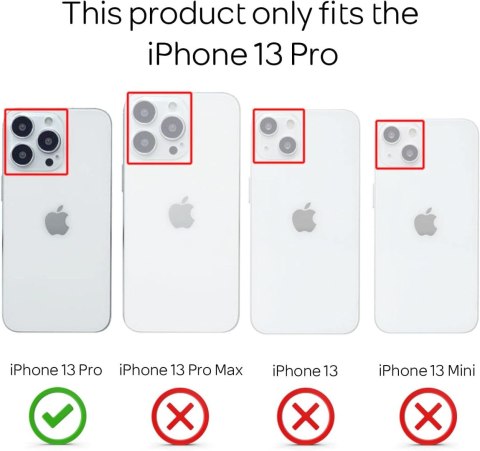 ETUI OCHRONNE APLLE IPHONE 13 PRO FIOLETOWE TRANSPARENTNE WYTRZYMAŁE