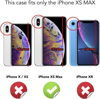 ETUI OCHRONNE APLLE IPHONE XS MAX BRĄZOWE KORKOWY WZÓR WYTRZYMAŁE