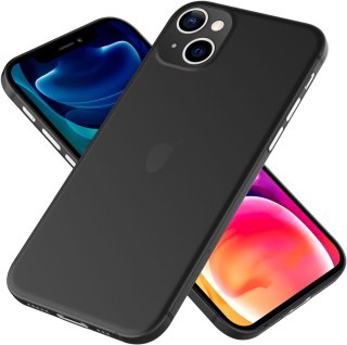 ETUI OCHRONNE APPLE IPHONE 13 CZARNE PÓŁTRANSPARENTNE WYTRZYMAŁE
