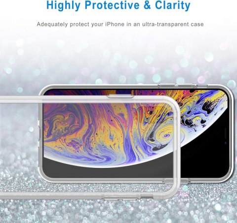 ETUI OCHRONNE APPLE IPHONE XS MAX PRZEZROCZYSTE TRANSPARENTNE WYTRZYMAŁE