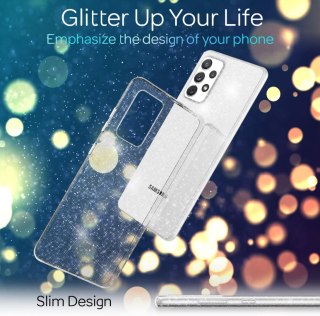 ETUI OCHRONNE SAMSUNG GALAXY A53 PRZEZROCZYSTE BŁYSZCZĄCE DROBINKI