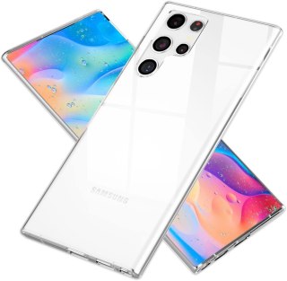 ETUI OCHRONNE SAMSUNG GALAXY S22 ULTRA PRZEZROCZYSTE TRANSPARENTNE SOLIDNE