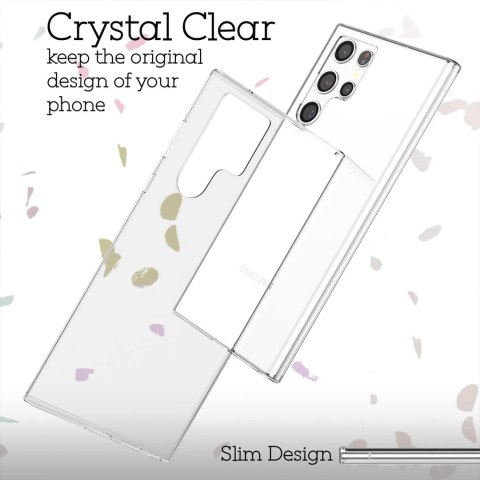 ETUI OCHRONNE SAMSUNG GALAXY S22 ULTRA PRZEZROCZYSTE TRANSPARENTNE SOLIDNE