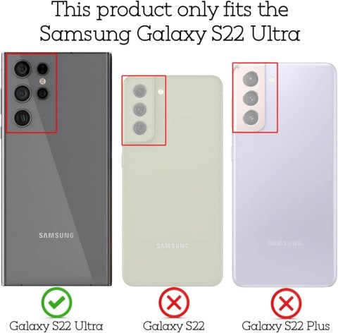 ETUI OCHRONNE SAMSUNG GALAXY S22 ULTRA PRZEZROCZYSTE TRANSPARENTNE SOLIDNE