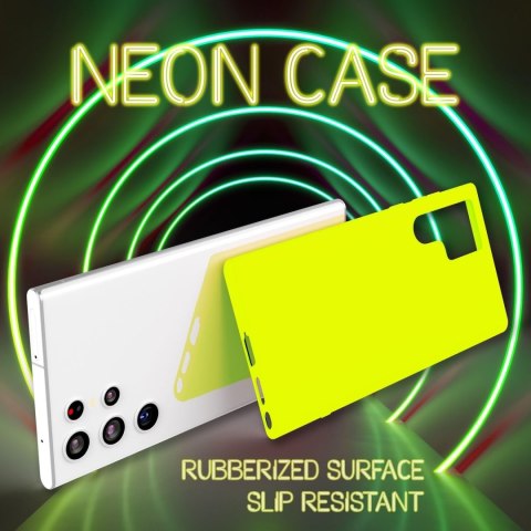 ETUI OCHRONNE SAMSUNG GALAXY S22 ULTRA ŻÓŁTE NEONOWE WYTRZYMAŁE