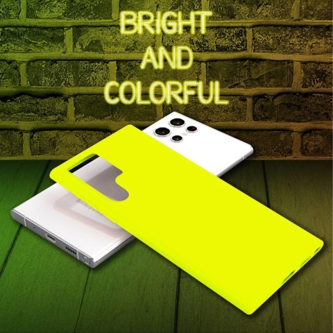 ETUI OCHRONNE SAMSUNG GALAXY S22 ULTRA ŻÓŁTE NEONOWE WYTRZYMAŁE