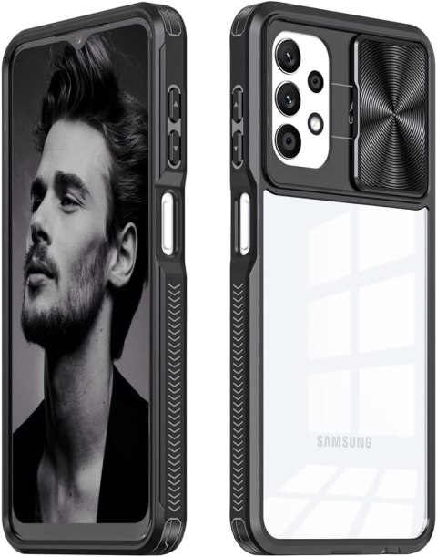 ETUI POKROWIEC DO SAMSUNG GALAXY A13 4G CZARNA RAMKA BEZBARWNE PLECKI M-A13 ETUI POKROWIEC DO SAMSUNG GALAXY A13 4G CZARNA RAMKA BEZBARWNE PLECKI M-A13