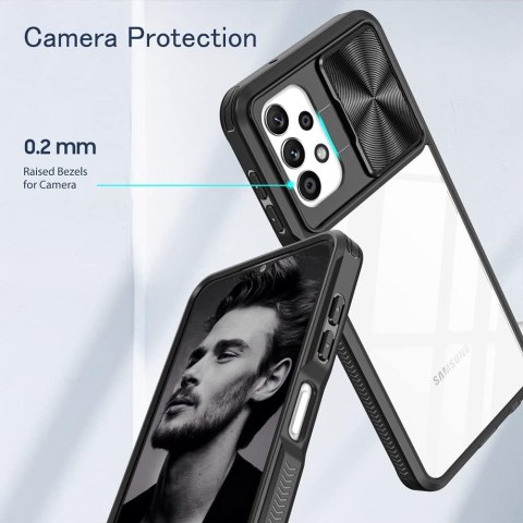 ETUI POKROWIEC DO SAMSUNG GALAXY A13 4G CZARNA RAMKA BEZBARWNE PLECKI M-A13 ETUI POKROWIEC DO SAMSUNG GALAXY A13 4G CZARNA RAMKA BEZBARWNE PLECKI M-A13
