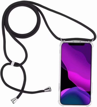 ETUI POKROWIEC DO SAMSUNG GALAXY A40 BEZBARWNE SOLIDNE PLECKI +SMYCZ