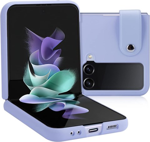 ETUI SAMSUNG GALAXY Z FLIP 4 FIOLETOWE PASTELOWE PLECKI +UCHWYT ETUI SAMSUNG GALAXY Z FLIP 4 FIOLETOWE PASTELOWE PLECKI +UCHWYT
