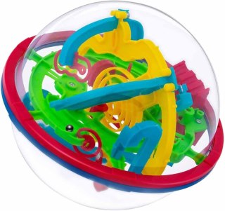 GRA ZRĘCZNOŚCIOWA LOGICZNA ŁAMIGŁÓWKA 3D KULA LABIRYNT INTELIGENTNA 6+
