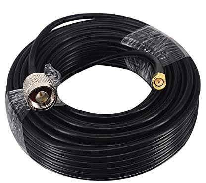 KABEL RG58 RP-SMA N CZARNY PRZEDŁUŻACZ PRZEWÓD 15m 50Ohm KABEL RG58 RP-SMA N CZARNY PRZEDŁUŻACZ PRZEWÓD 15m 50Ohm
