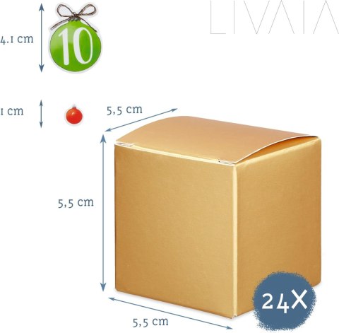 KALENDARZ ADWENTOWY DO NAPEŁNIENIA TORBA PUDEŁKA PAPIER ZŁOTE NAKLEJKI DIY KALENDARZ ADWENTOWY DO NAPEŁNIENIA TORBA PUDEŁKA PAPIER ZŁOTE NAKLEJKI DIY