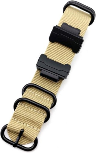 PASEK DO ZEGARKA Casio GShock MIL-Shock DW-5600 -6900 G-5700 BEŻOWY ZESTAW