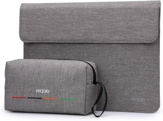POZIOME ETUI MACBOOK PRO 13 M1 2016-2022/ MACBOOK AIR 13 2018-2021 M1 SZARE