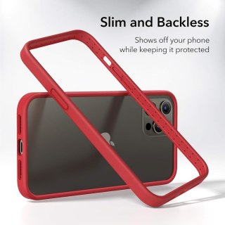 RAMKA OCHRONNA APPLE IPHONE 12/ 12 PRO CZERWONA WYTRZYMAŁA