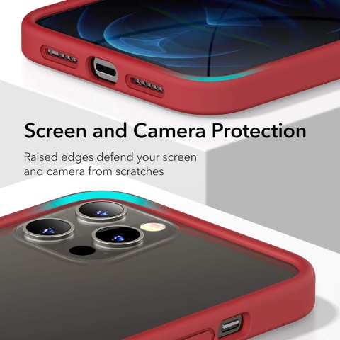 RAMKA OCHRONNA APPLE IPHONE 12/ 12 PRO CZERWONA WYTRZYMAŁA RAMKA OCHRONNA APPLE IPHONE 12/ 12 PRO CZERWONA WYTRZYMAŁA