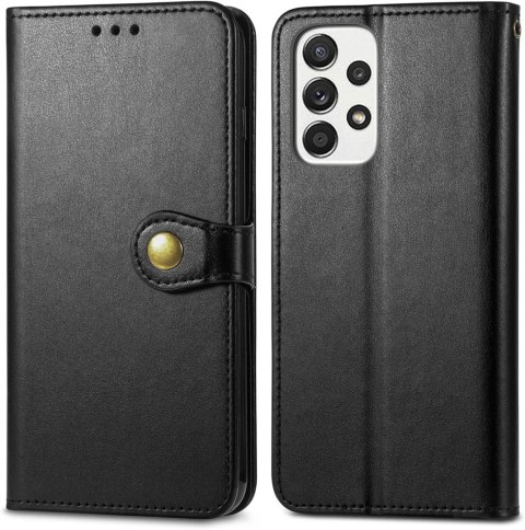 ZAMYKANE ETUI DO SAMSUNG GALAXY A53 5G CZARNY CASE Z KLAPKĄ SM-A5360 ZAMYKANE ETUI DO SAMSUNG GALAXY A53 5G CZARNY CASE Z KLAPKĄ SM-A5360
