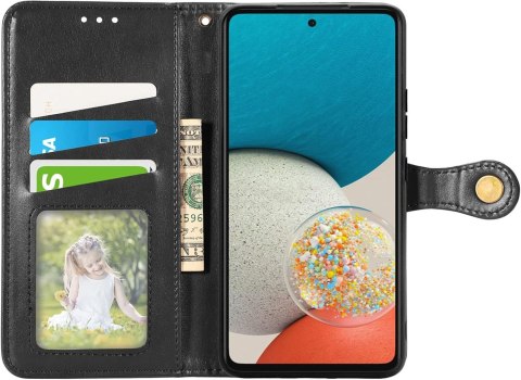 ZAMYKANE ETUI DO SAMSUNG GALAXY A53 5G CZARNY CASE Z KLAPKĄ SM-A5360 ZAMYKANE ETUI DO SAMSUNG GALAXY A53 5G CZARNY CASE Z KLAPKĄ SM-A5360