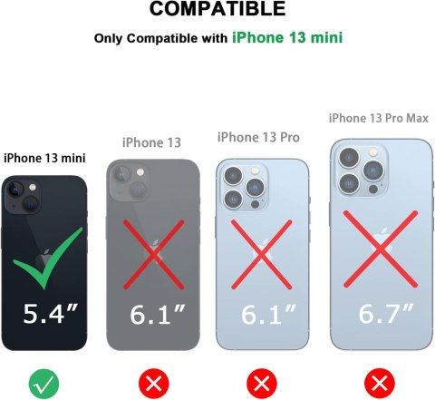 ZESTAW ETUI BEZBARWNE APPLE IPHONE 13 MINI 5.4" +SZKŁO HARTOWANE A2481 ZESTAW ETUI BEZBARWNE APPLE IPHONE 13 MINI 5.4" +SZKŁO HARTOWANE A2481