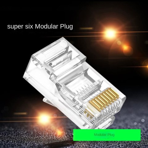 100x WTYCZKA ETHERNET RJ45 CAT6 100x WTYCZKA ETHERNET RJ45 CAT6