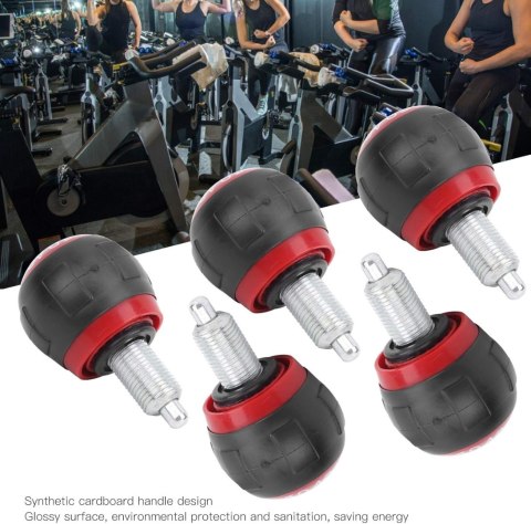 5x GAŁKA KULKOWA DO ROWERU TRENINGOWEGO SPINNIGOWEGO CZARNO-CZERWONA 5x GAŁKA KULKOWA DO ROWERU TRENINGOWEGO SPINNIGOWEGO CZARNO-CZERWONA