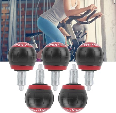 5x GAŁKA KULKOWA DO ROWERU TRENINGOWEGO SPINNIGOWEGO CZARNO-CZERWONA 5x GAŁKA KULKOWA DO ROWERU TRENINGOWEGO SPINNIGOWEGO CZARNO-CZERWONA