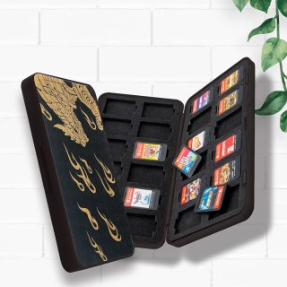 CZARNE ETUI CASE PUDEŁKO NA KARTY GRY DO NINTENDO SWITCH 24 GNIAZDA