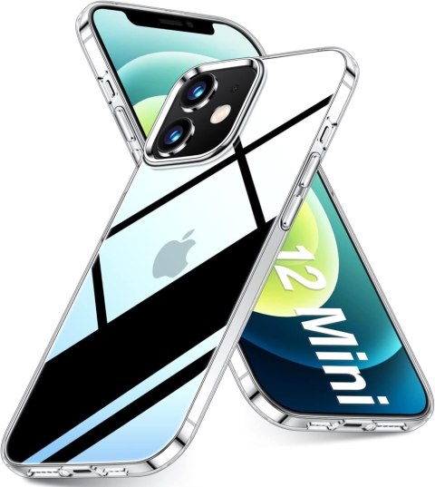 ETUI APPLE IPHONE 12 MINI CASE SILIKONOWY BEZBARWNY A2176 A2398