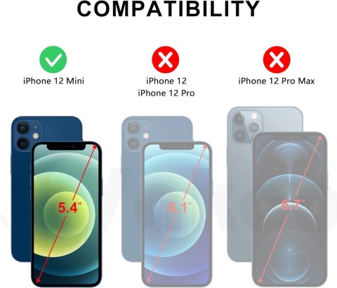 ETUI APPLE IPHONE 12 MINI CASE SILIKONOWY BEZBARWNY A2176 A2398