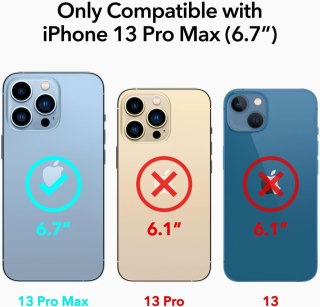 ETUI APPLE IPHONE 13 PRO MAX CASE SILIKONOWY BEZBARWNY WYSOKA OCHRONA A2484