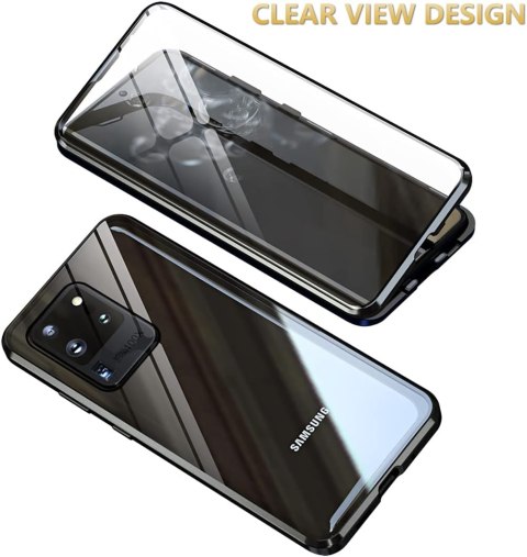 ETUI BUMPER SAMSUNG GALAXY S20+ GRANATOWA RAMKA SZKŁO HARTOWANE ETUI BUMPER SAMSUNG GALAXY S20+ GRANATOWA RAMKA SZKŁO HARTOWANE