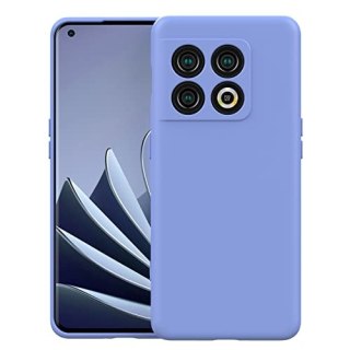 ETUI DO ONEPLUS 10 PRO 5G CASE SILIKONOWY FIOLETOWY LILIOWY Z MIKROFIBRĄ