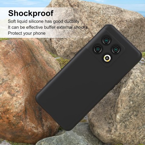 ETUI DO ONEPLUS 10 PRO 5G CASE SILIKONOWY FIOLETOWY LILIOWY Z MIKROFIBRĄ